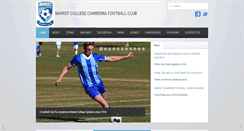 Desktop Screenshot of maristfootball.com.au
